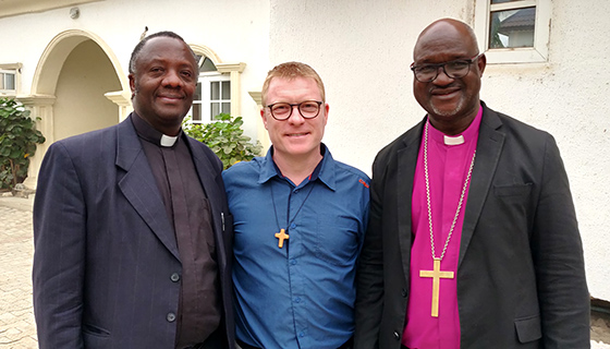 Henrik with pastors