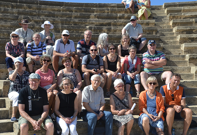 MA gruppe i amfiteateret i Paphos 2019