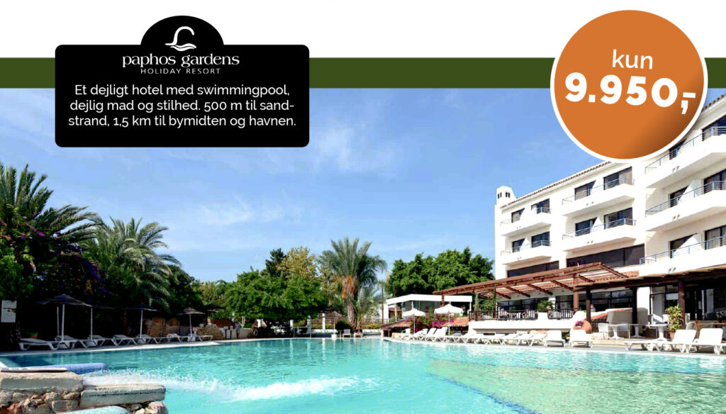 Oplevelsesrejse Cypern hotel Paphos