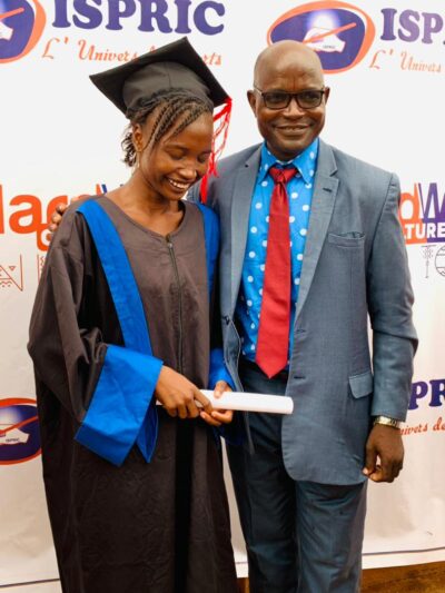 Kalnimé Bertine og hendes far – Salissou